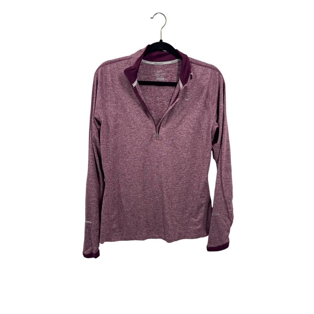 Just in 💫| Nike Red Zip Up Thumb Hole Sweatshirt sz M - Picture 4 of 11